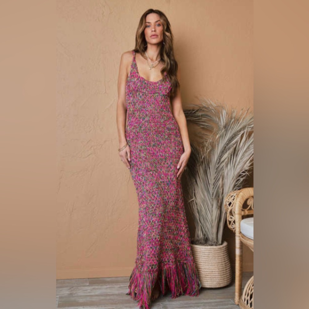 Vici dolls knit frayed dress—never worn